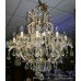 Large 11 Light Antique Style Crystal Chandelier