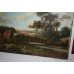 Antique 19th c. Landscape Oil on Canvas