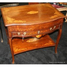 18th c. Dutch Marquetry Serving Table