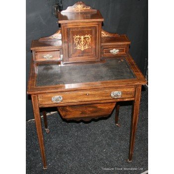 Edwardian Rosewood Bonheur du Jour