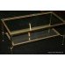 Solid Brass & Glass Coffee Table