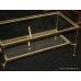 Solid Brass & Glass Coffee Table