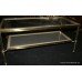 Solid Brass & Glass Coffee Table