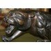 Heavily Carved Oriental Panther Sculpture