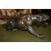 Heavily Carved Oriental Panther Sculpture