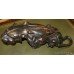 Heavily Carved Oriental Panther Sculpture