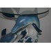 Sculptural Glass Topped Dolphin Lamp Table