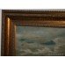 Painting E.Baker (19th c.) Seascape Oil on Canvas