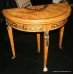 Empire Style Maple Demilune Card Table