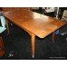 Solid Plum Pudding Mahogany Crossbanded French Inlaid Dining Table Needs Repolishing