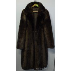 Gents Real Fur Otter Full Length Coat