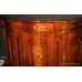 Italian Walnut Inlaid Small Serpentine Fronted Sideboard