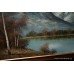 K.Bowman Mountain Landscape Oil on Canvas