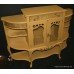 Painted Mustard Yellow Victorian Credenza