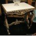 Regency Marble Topped Carved Parcel-Gilt Centre Table