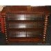 Small 19th Century Rosewood Inverted Breakfront Open Bookcase