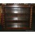 Small 19th Century Rosewood Inverted Breakfront Open Bookcase