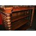 Small 19th Century Rosewood Inverted Breakfront Open Bookcase