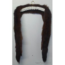 Thin Sable Fur Stole with Tails & Legs