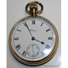 Quality Engraved Waltham 9 ct. Gold Pocket Watch