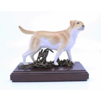 Albany Porcelain & Bronze Golden Retriever Sculpture