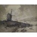 Fine Alexei Hanzen (Russian, 1876-1937) Sepia Watercolour Landscape
