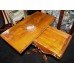 Antique Inlaid Walnut Flip Top Card Games Table