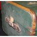 Antique Steamer Luggage Trunk with Wooden Banding c.1910