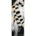 Fine Art Deco Harlequin Arctic & Black Fox Fur Stole