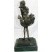 Art Deco Style Bronze on Marble Statue