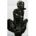 Art Deco Style Bronze on Marble Statue