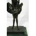 Art Deco Style Bronze on Marble Statue