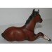 Beswick Horse Brown Foal Lying Down