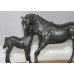 Beswick Horse Sculpture Black Beauty & Foal