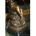 Heavy Brass Wooden Handled Hand Bell