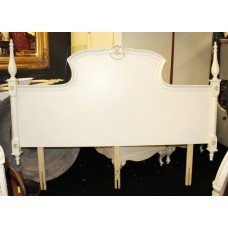 Carved Cream Louis XV Style Headboard