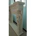 Carved White Marble Fire Surround with Caryatid Figures