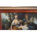 Impressive Classical Style Nymphs Oil Painting Set in Gilt Frame