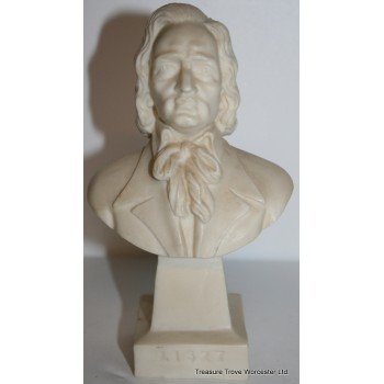 Antique Style Small Bust of Liszt Composers