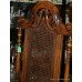 High Back Carved Cane Country Armchair