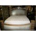 Heavy Carved Limed Oak Half Tester Super King Size Bed