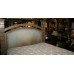 Heavy Carved Limed Oak Half Tester Super King Size Bed