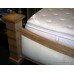 Heavy Carved Limed Oak Half Tester Super King Size Bed