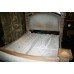 Heavy Carved Limed Oak Half Tester Super King Size Bed