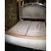 Heavy Carved Limed Oak Half Tester Super King Size Bed