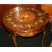 Dutch Style Marquetry Occasional Circular Coffee Table