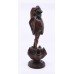 Early 20th c. Swiss Carved Wood Figural Sculpture