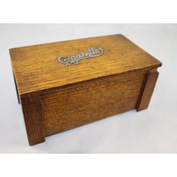 Early 20th c. Oak Cigarette Box