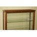 Edwardian Thin Glazed Walnut Bijouterie Display Cabinet