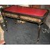 Victorian Edwards & Roberts Ebonized & Brass Centre Library Table